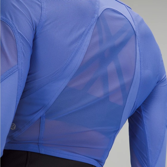 LULULEMON Mesh Panelled Training Long Sleeve Shirt SIZE 6 - Picture 4 of 10